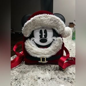 Loungefly Santa Mickey Backpack